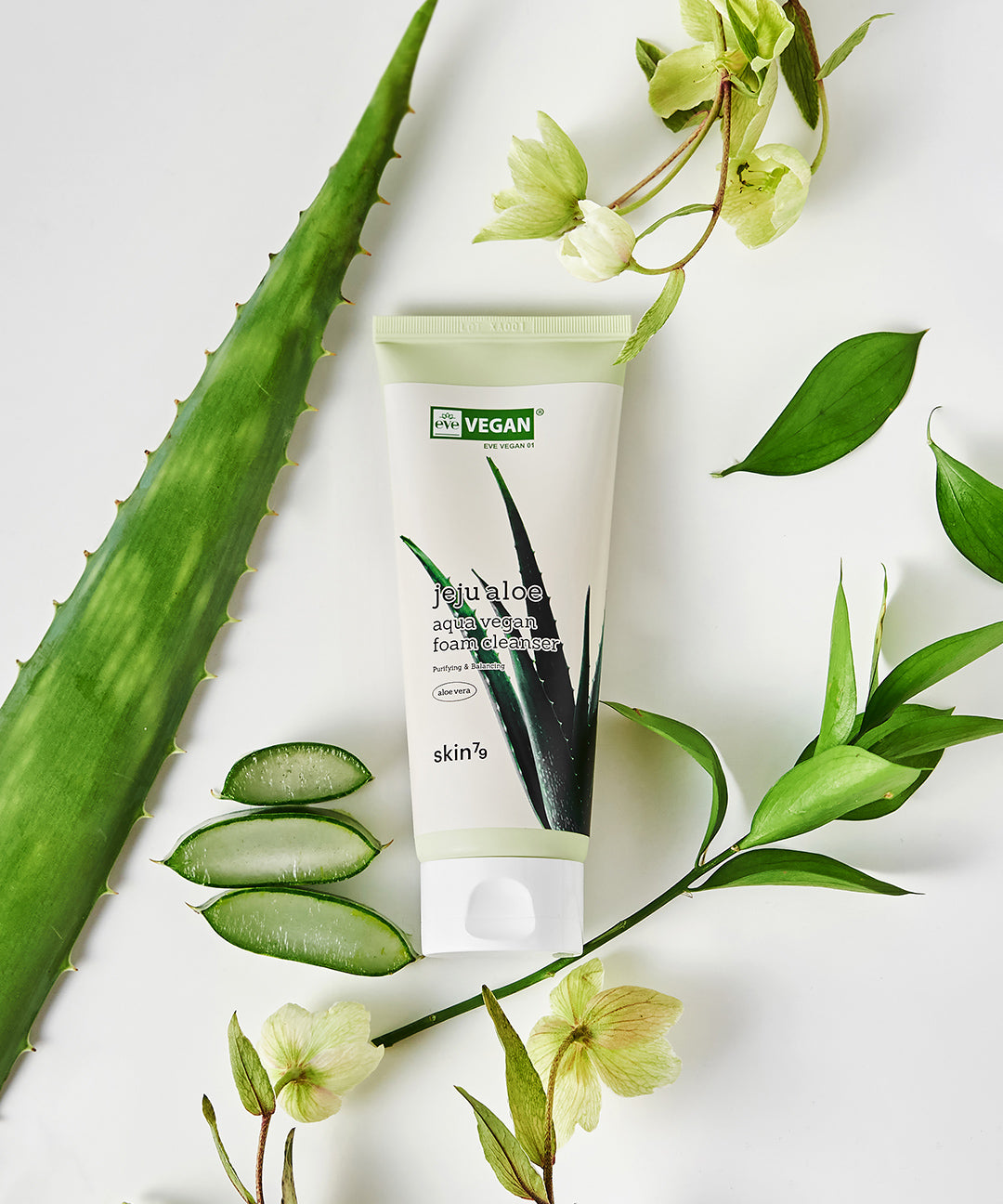 piyonna Jeju Aloe Aqua Vegan Foam Cleanser 150ml Soin de la peau Démaquillage Mousse & Gel nettoyant
