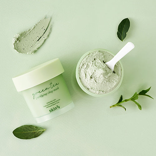 piyonna Green Tea Purifying Clay Mask 100ml Soin de la peau Masque Masque à rincer