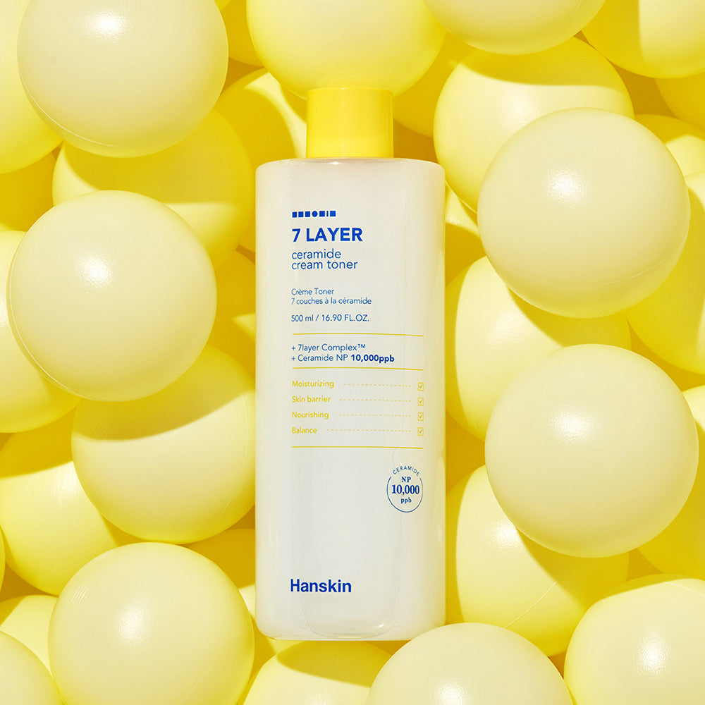 piyonna Hanskin Seven Layer Ceramide Cream Toner 500ml Face Care Toner Liquid Toner