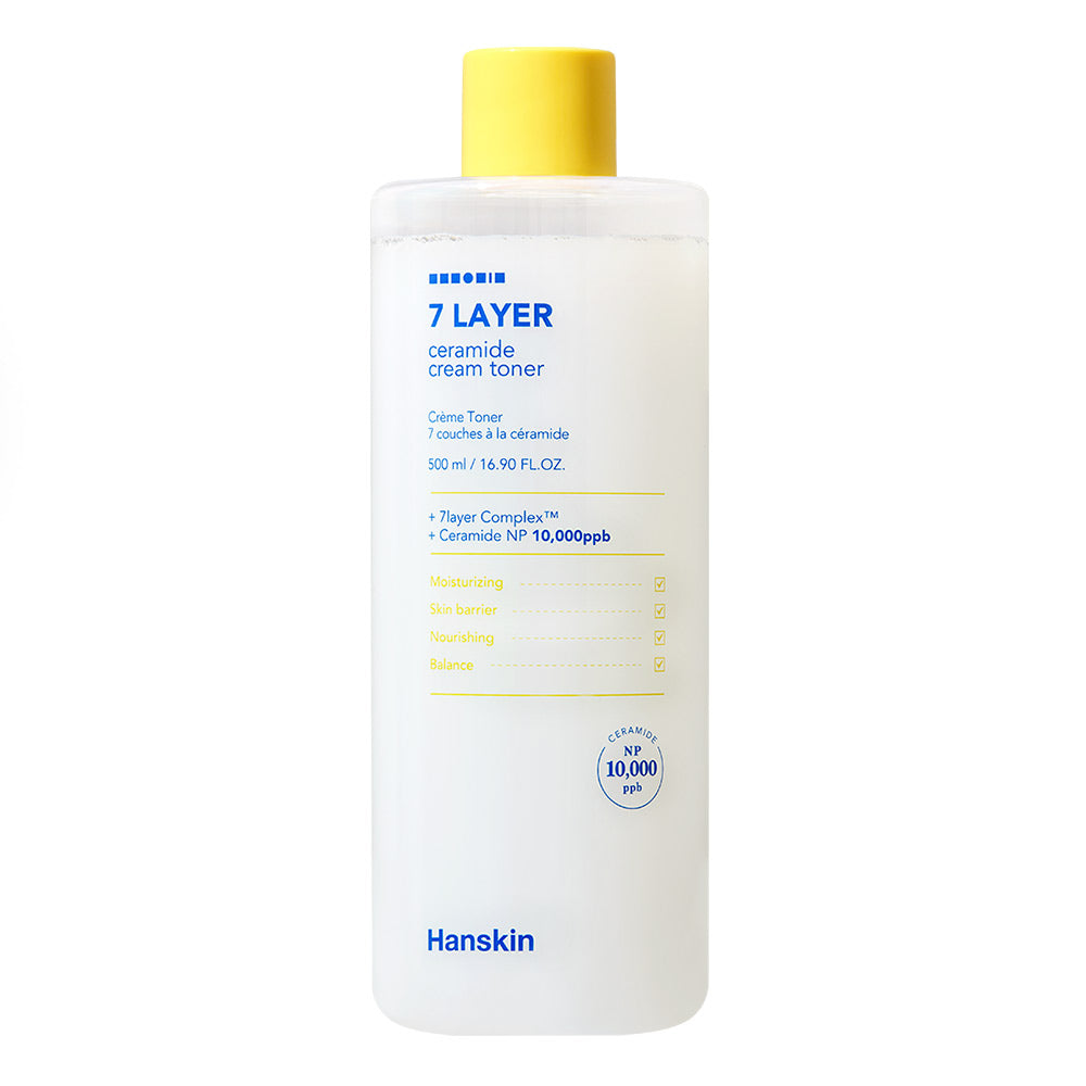 piyonna Hanskin Seven Layer Ceramide Cream Toner 500ml Face Care Toner Liquid Toner