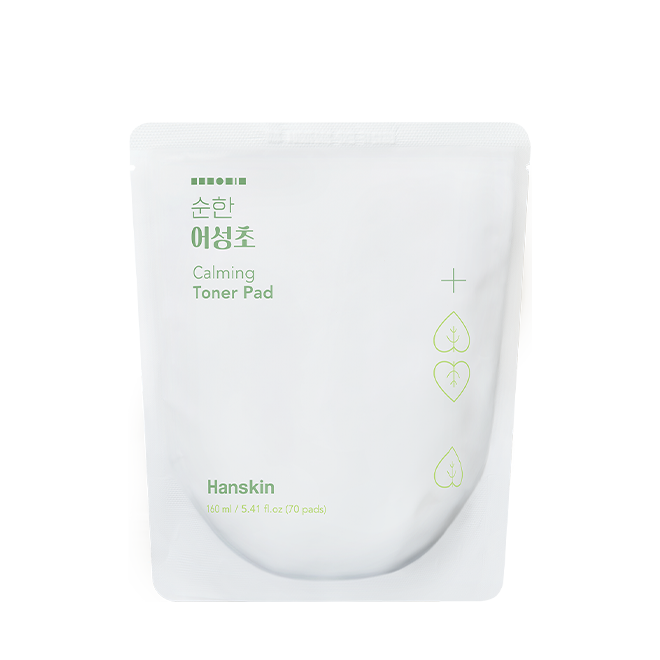 piyonna Hanskin Mild Eoseongcho Calming Toner Pad 70sheets Refill Soins visage Toner Pads tonifiants