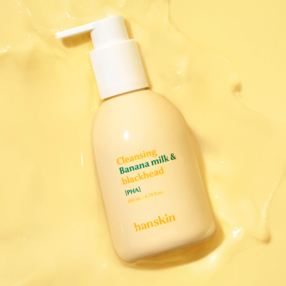 piyonna Cleansing Banana Milk & Blackhead PHA 200ml Soins visage Démaquillage Lait nettoyant