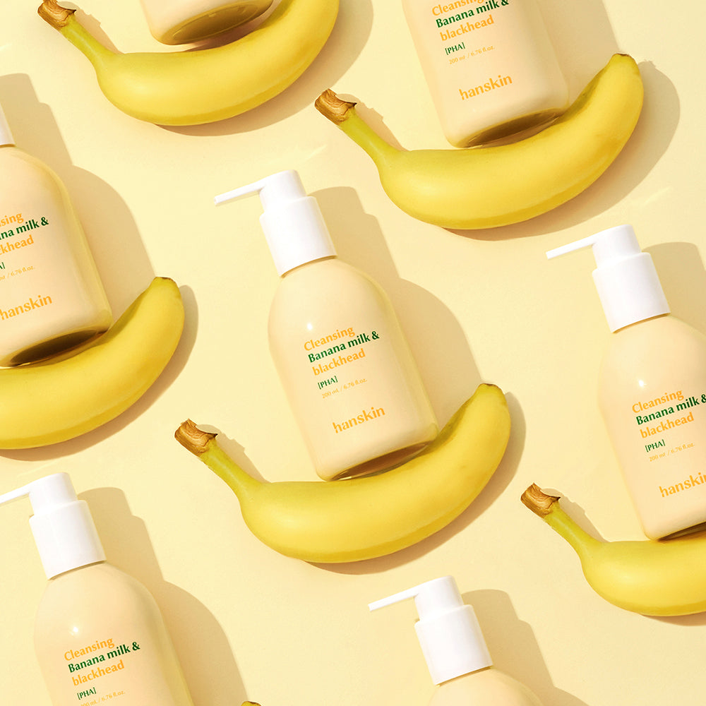 piyonna Cleansing Banana Milk & Blackhead PHA 200ml Soins visage Démaquillage Lait nettoyant