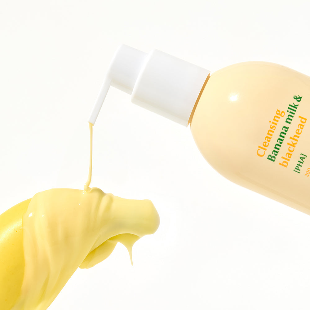 piyonna Cleansing Banana Milk & Blackhead PHA 200ml Soins visage Démaquillage Lait nettoyant