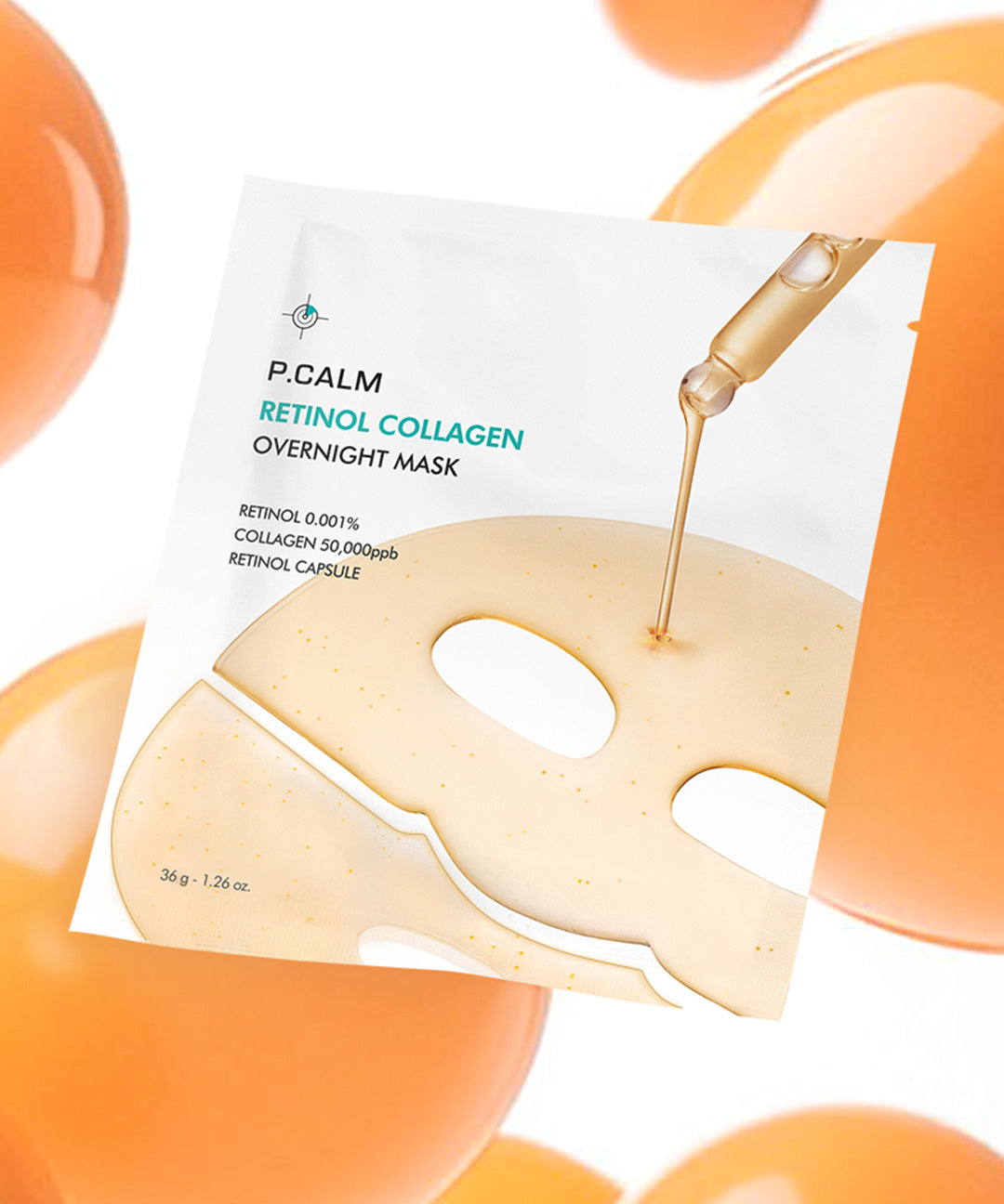 piyonna P.CALM Retinol Collagen Overnight Mask (1 BOX) Face Mask Sheet Mask