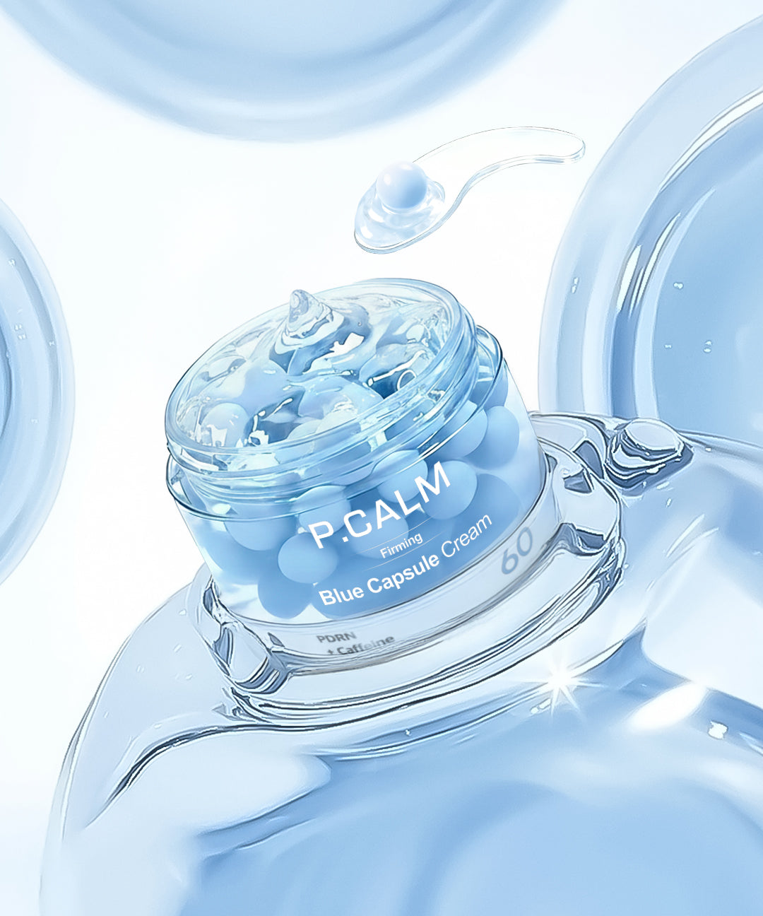 piyonna P.CALM PDRN Caffeine Blue Capsule 60 CREAM Face Care Serum