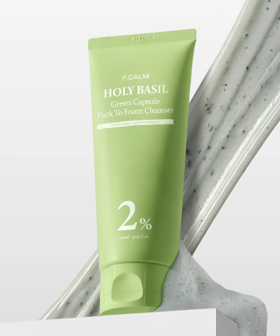 piyonna P.CALM HOLY BASIL GREEN CAPSULE PACK TO FOAM CLEANSER Face Care Cleanser Cleansing Foam