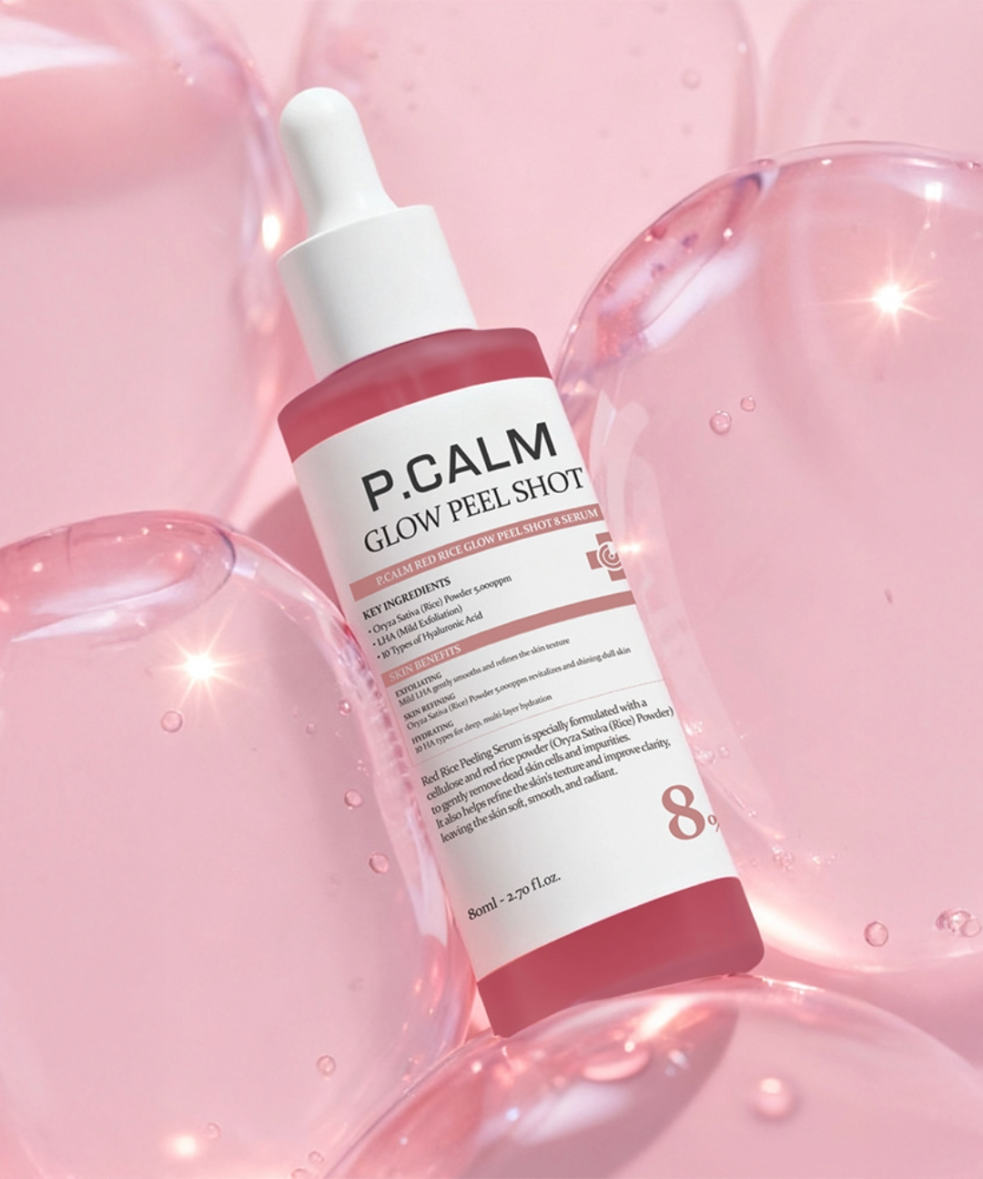piyonna P.CALM Red Rice Glow Peel Shot 8 Serum Face Care Serum