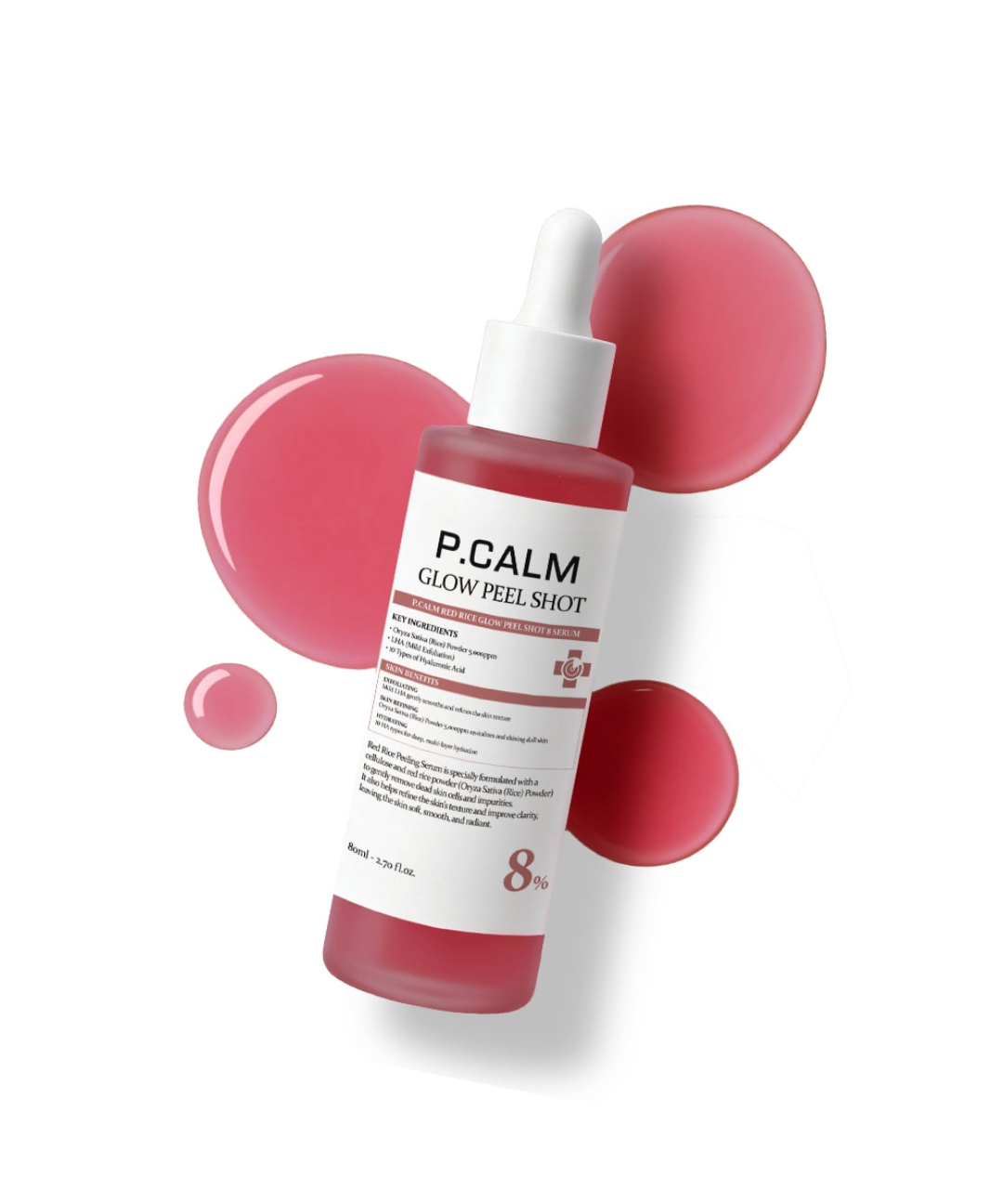 piyonna P.CALM Red Rice Glow Peel Shot 8 Serum Face Care Serum