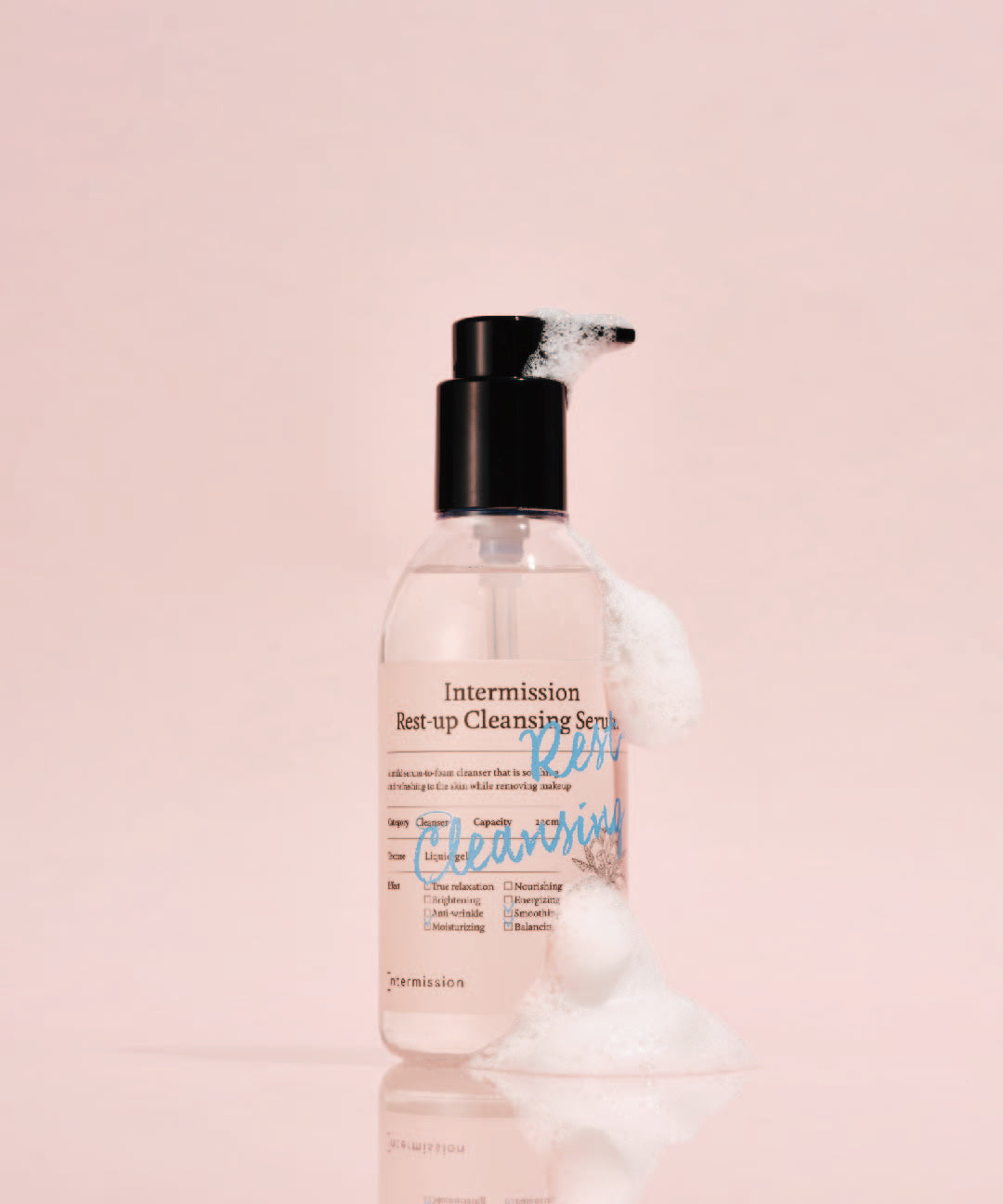 piyonna Rest Up Cleansing Serum 220ml Soin de la peau Démaquillage Mousse & Gel nettoyant