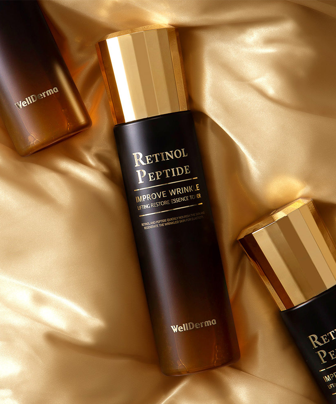 piyonna Wellderma Retinol Peptide Lifting Restore Essence Toner 150ml Face Care Toner Liquid Toner