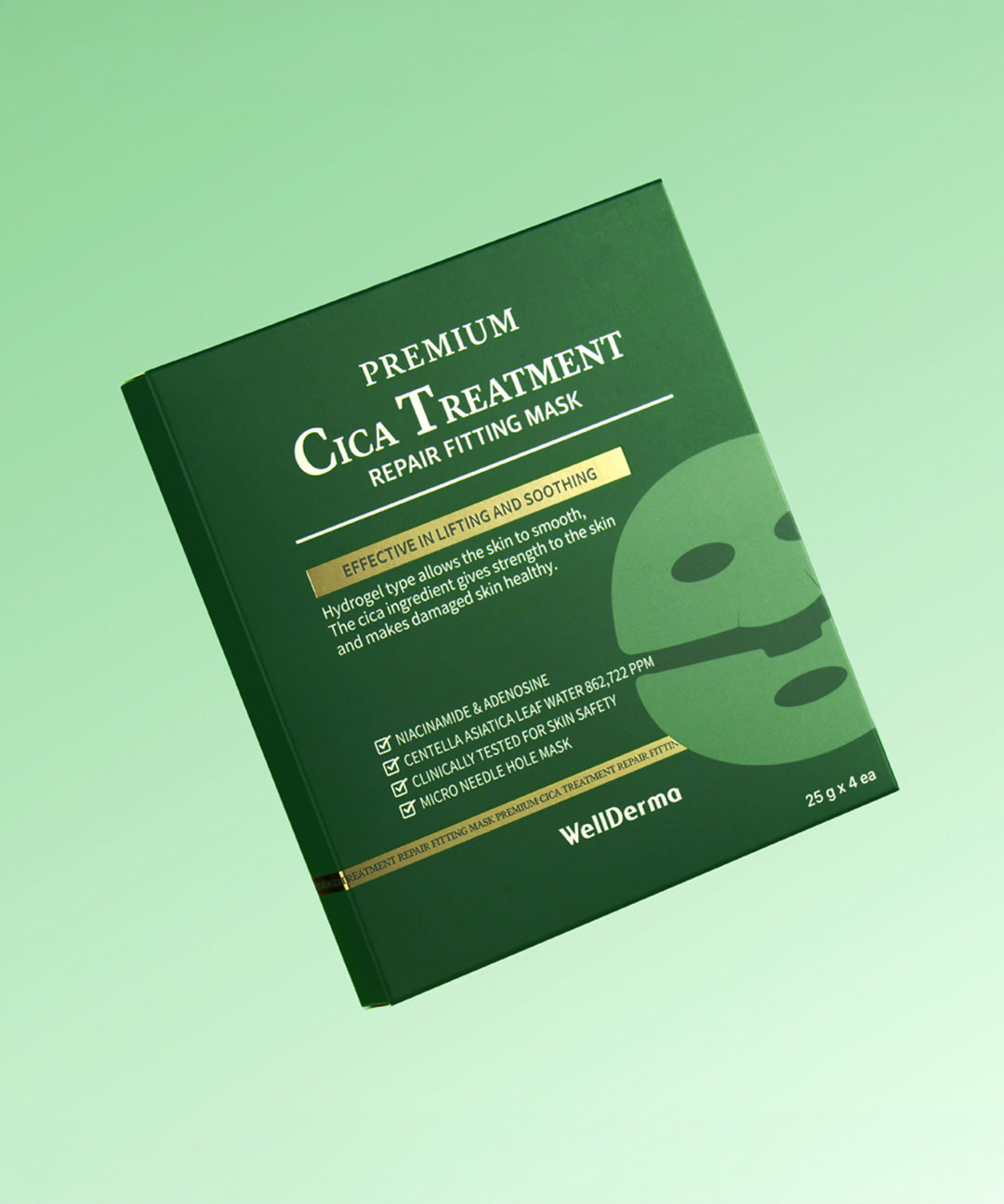 piyonna Wellderma Cica Repair Fitting Gel Mask Pack  Masque Masque visage