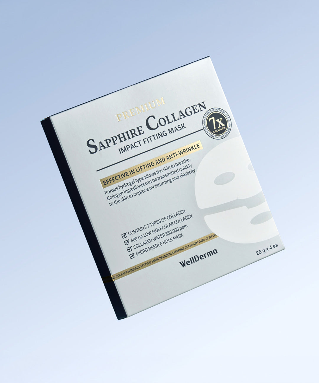 piyonna Wellderma Collagen Peptide Fitting Gel Mask Pack Face Mask Sheet Mask