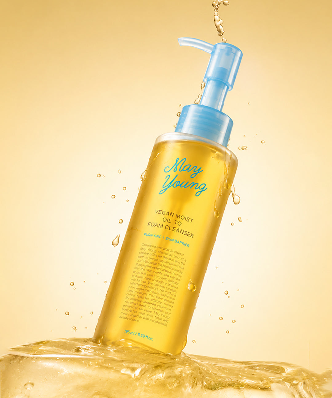 piyonna Vegan Moist Oil to Foam Cleanser Face Care Cleanser Cleansing Oil