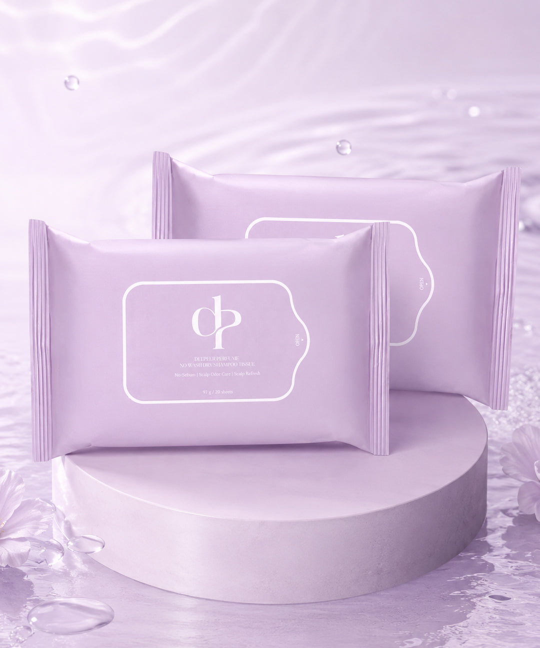 piyonna Perfume Dry Shampoo Tissue 20 Sheets Hair Body Care Hair Care Shampoo