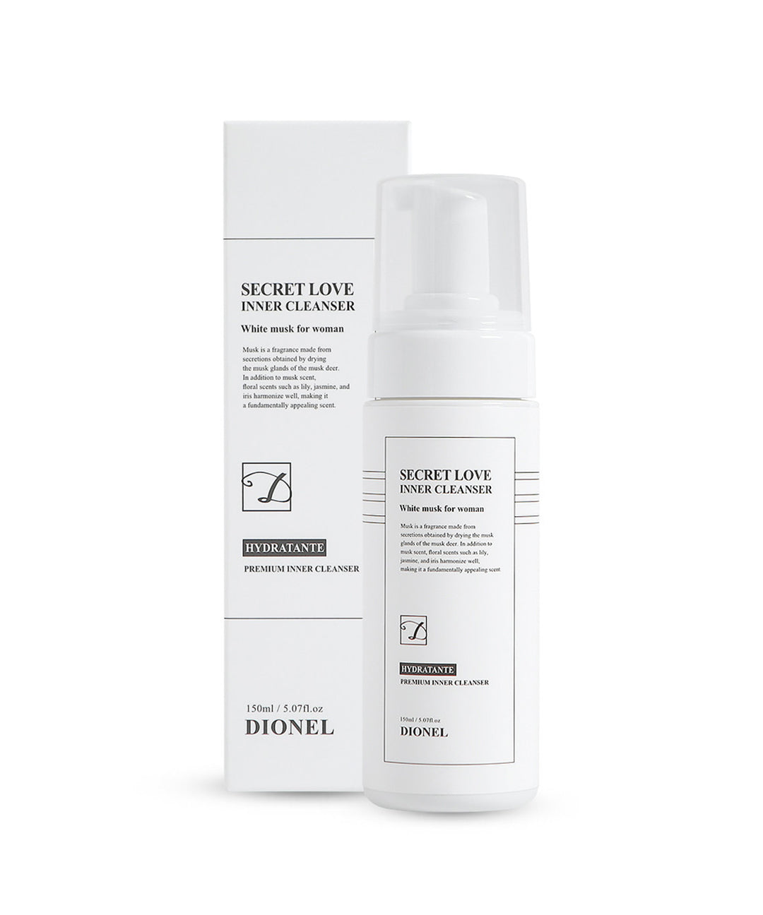 piyonna Dionel Secret Love Inner Cleanser 150ml Cheveux & Soins corps Soin du corps Hygiène intime