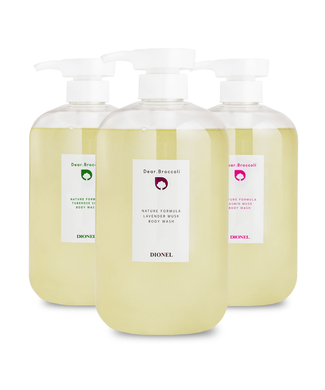 piyonna DIONEL Dear Broccoli Fragrant Body Wash 1L Cheveux & Soins corps Soin du corps Gel douche
