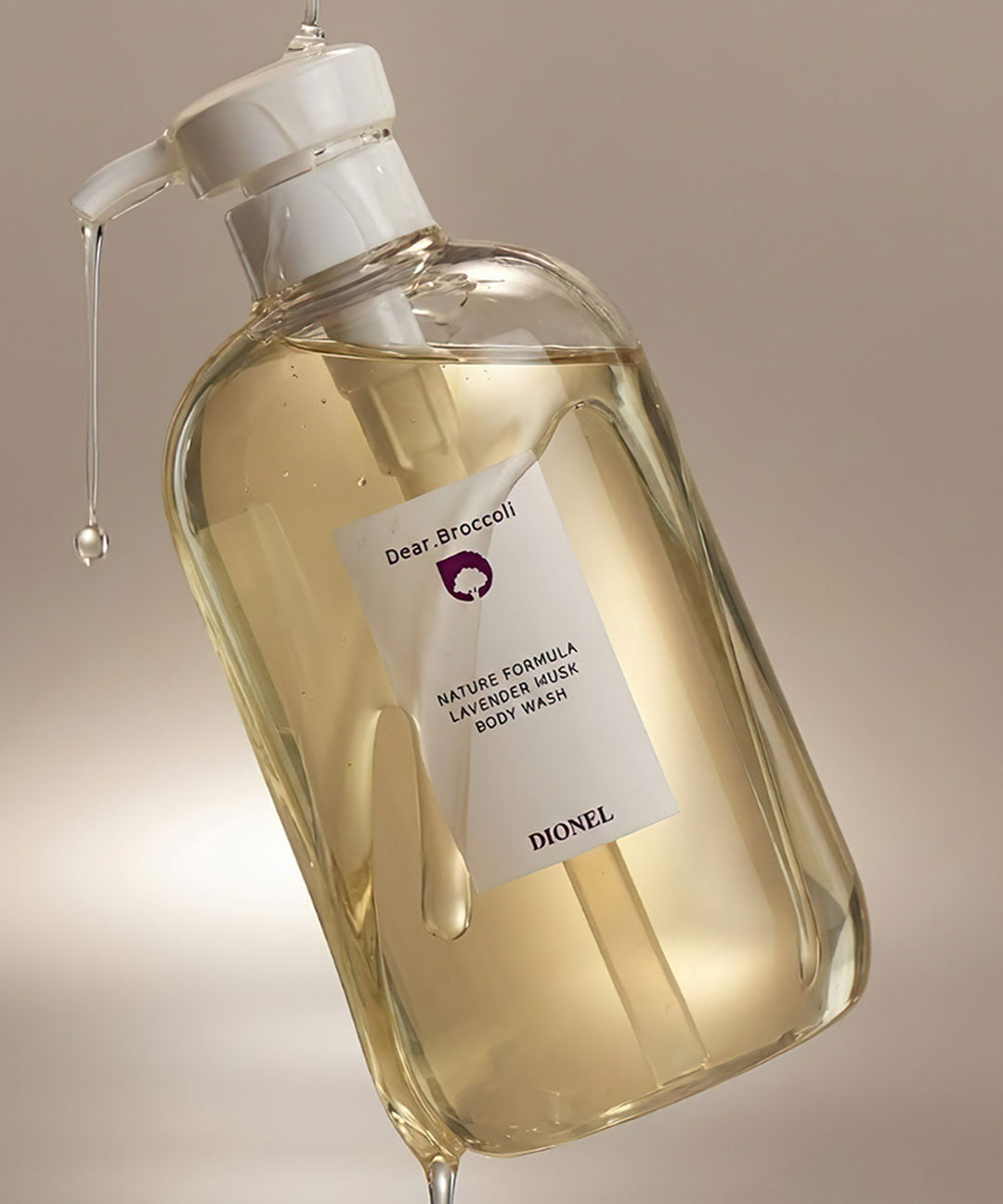 piyonna Dionel Dear Broccoli All-in-One Body Wash Lavender Musk 1000ml Cheveux & Soins corps Soin du corps Gel douche