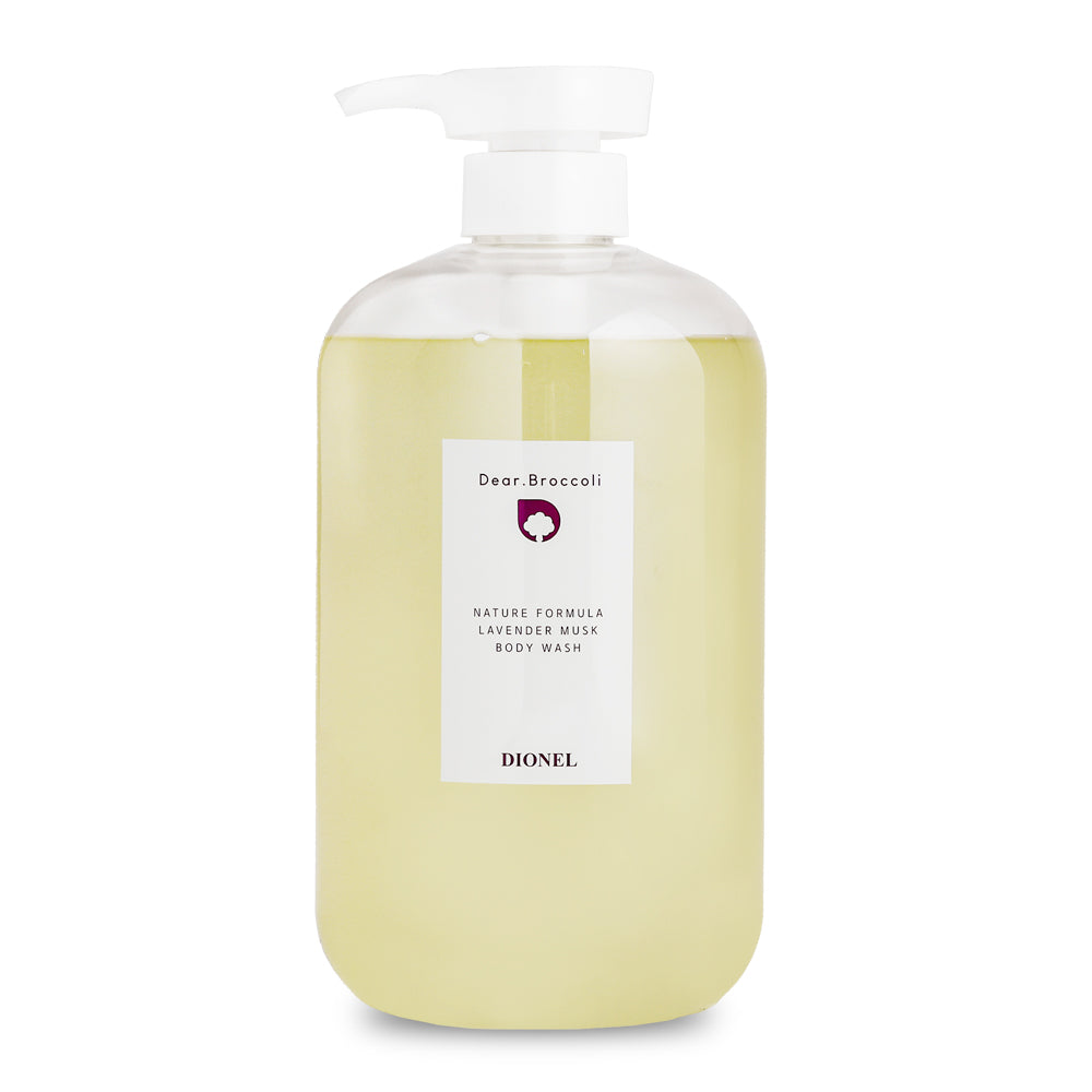 piyonna Dionel Dear Broccoli All-in-One Body Wash Lavender Musk 1000ml Cheveux & Soins corps Soin du corps Gel douche