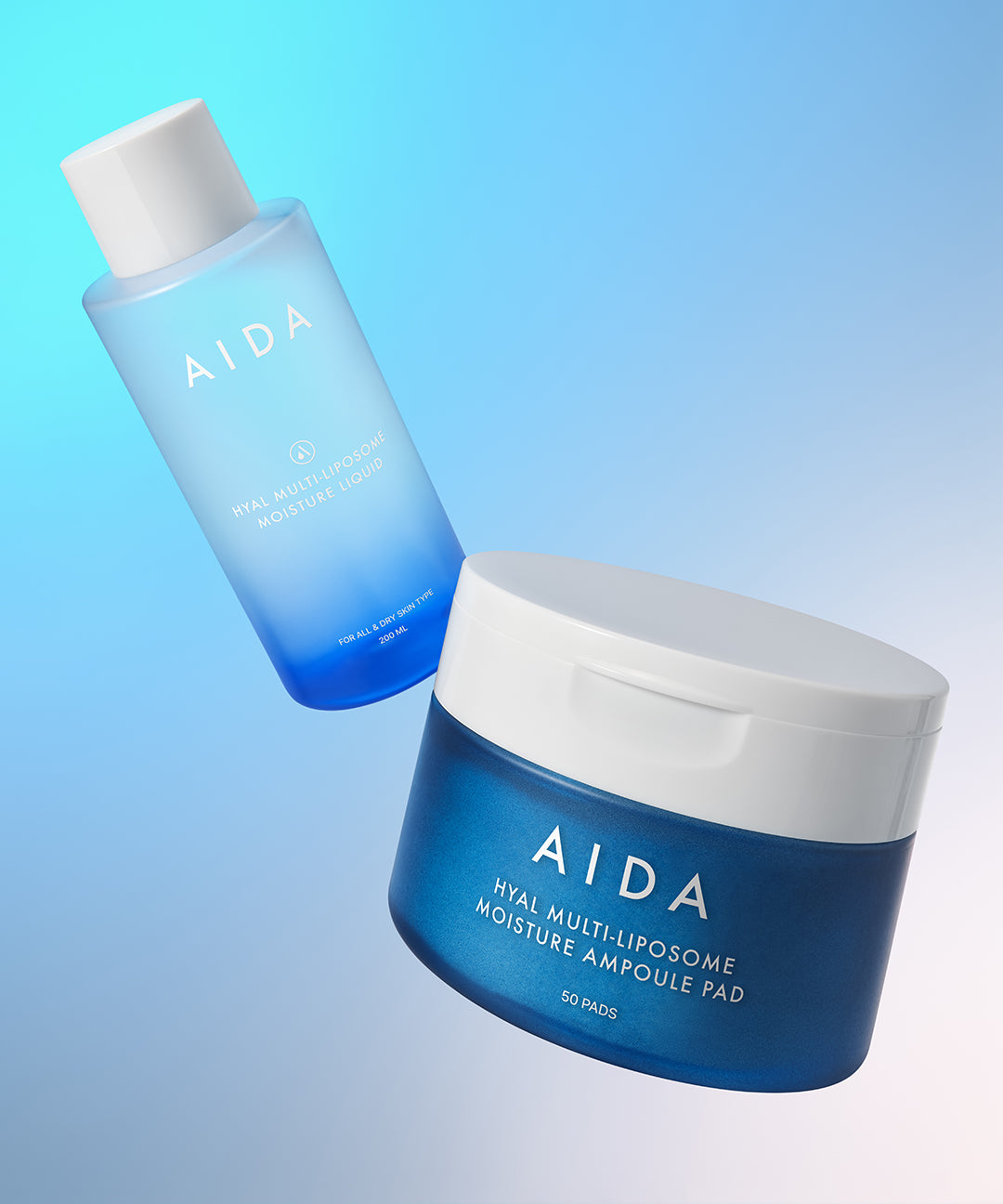 piyonna Hyal Multi-Liposome Moisture Ampoule Pad Kit Liquid 200ml Pad 50ea Soins visage Toner Pads tonifiants