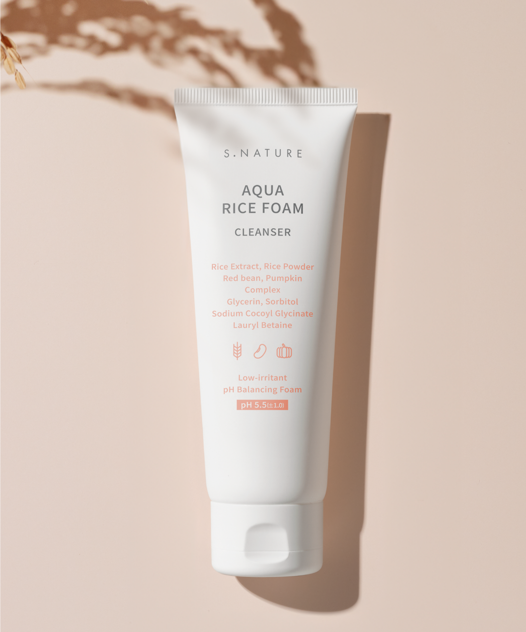 piyonna S.Nature Aqua Rice Mild Acidic Cleansing Foam 80ml Soins visage Démaquillage Mousse nettoyante