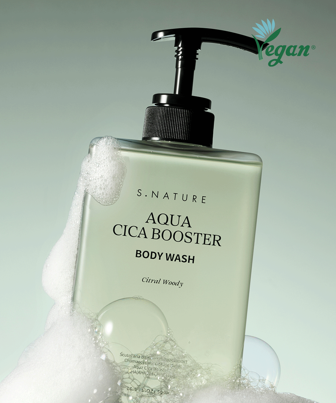 piyonna S.Nature Aqua Cica Booster Body Wash 500ml Cheveux & Soins corps Soin du corps Gel douche