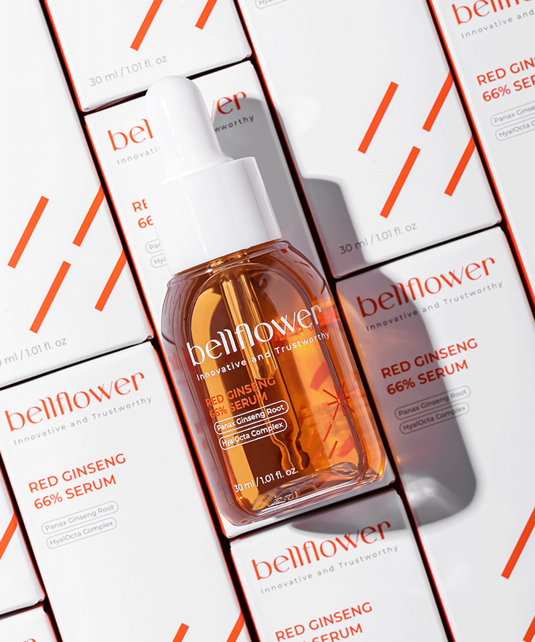piyonna Red Jinsaeng 66% Serum 30ml Soin de la peau Lotion Sérum, Essence & Ampoule