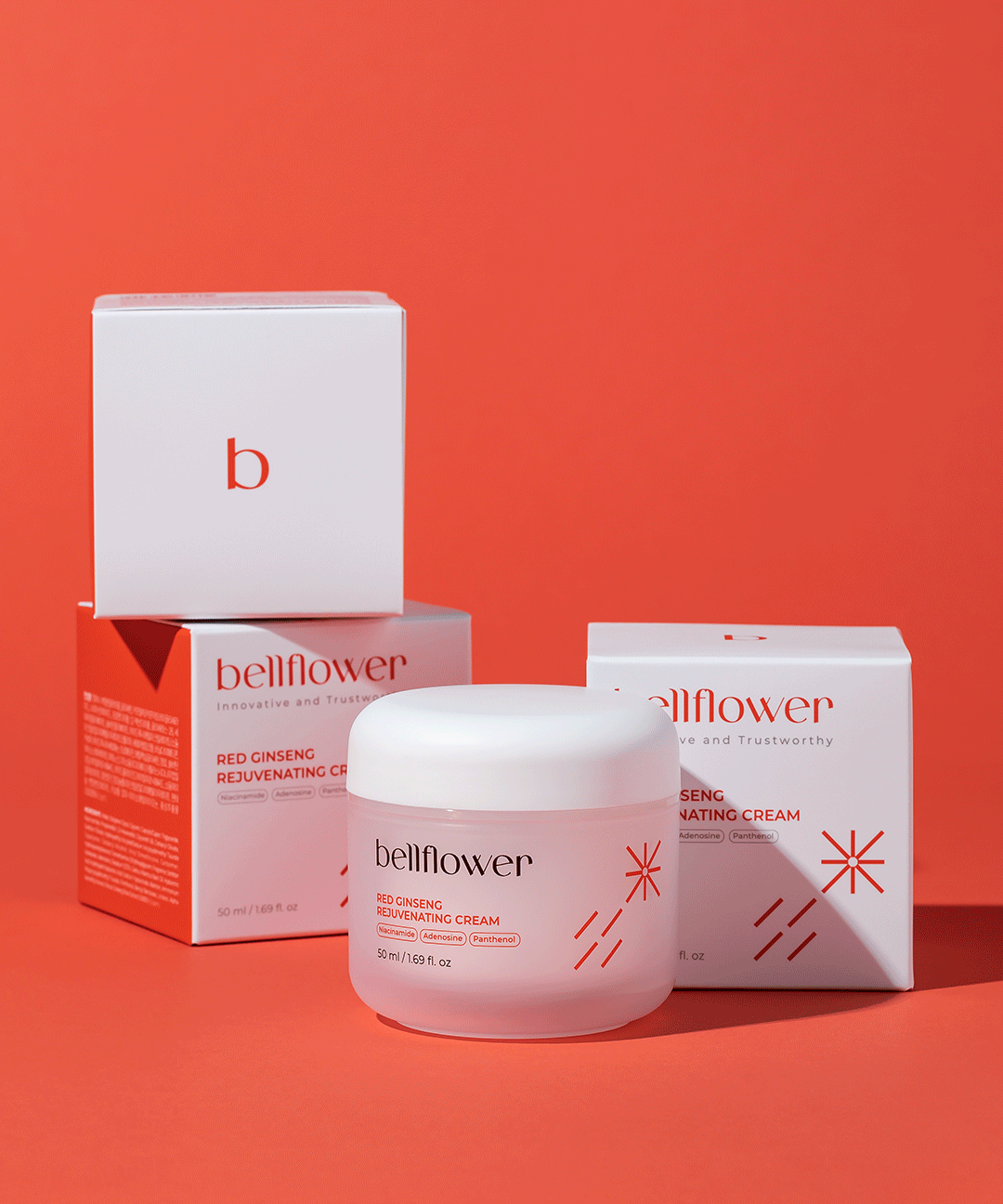 piyonna Red Jinsaeng Rejuvenating Cream 50ml Soin de la peau Lotion Crème