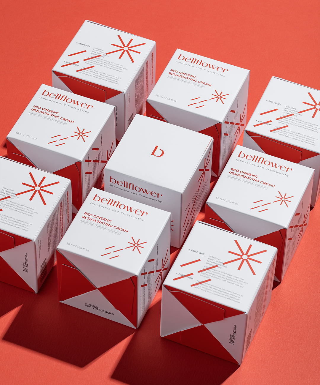 piyonna Red Jinsaeng Rejuvenating Cream 50ml Soin de la peau Lotion Crème