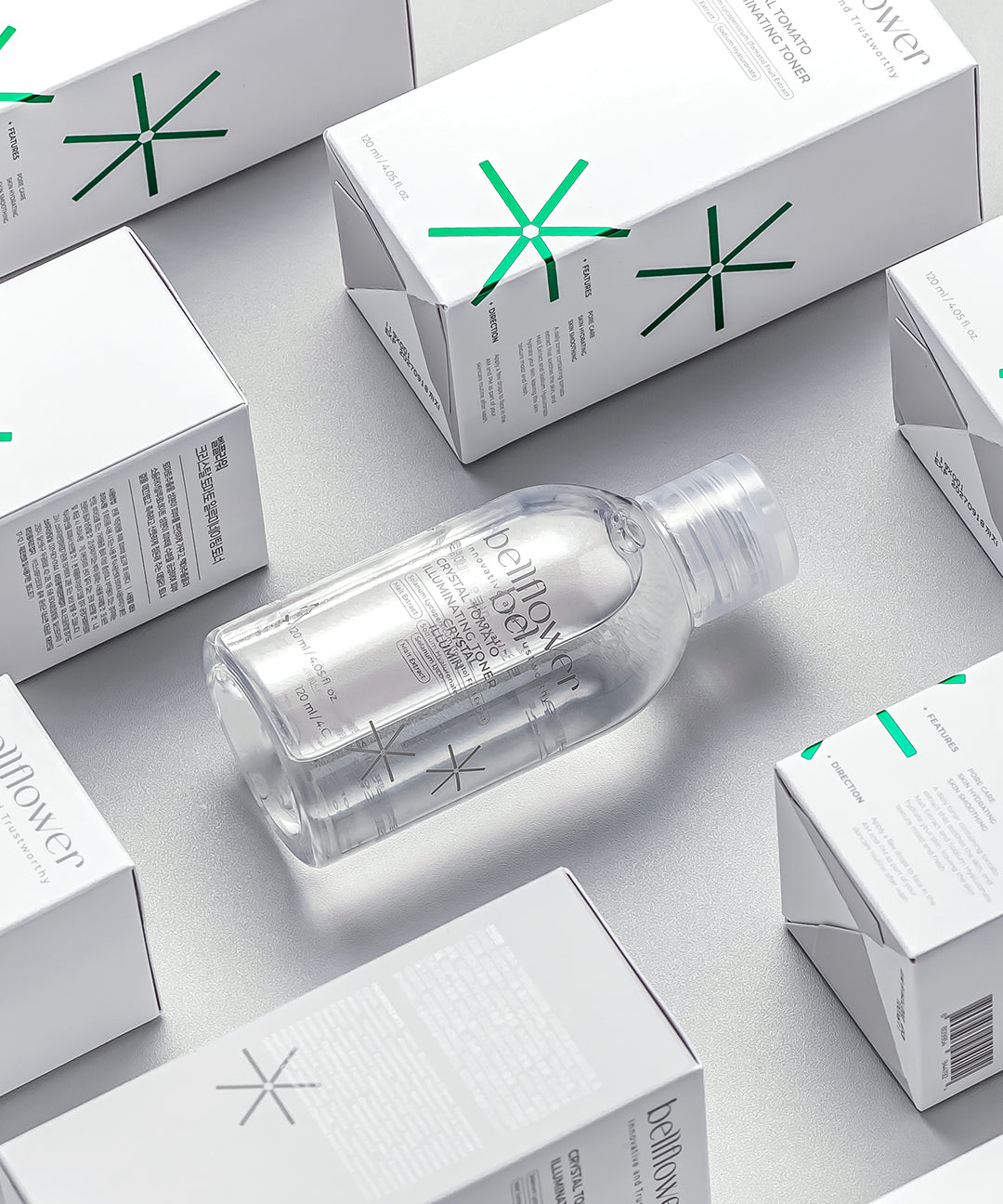 piyonna Crystal Tomato Illuminating Toner 120ml Soin de la peau Lotion tonique Lotion tonique