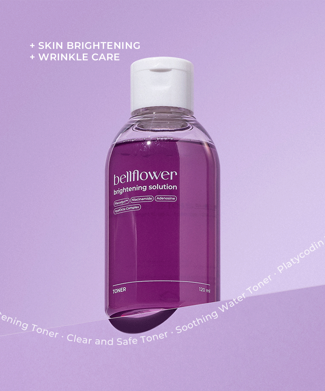 piyonna Bellflower Brightening Solution Toner 120ml Soin de la peau Lotion tonique Lotion tonique