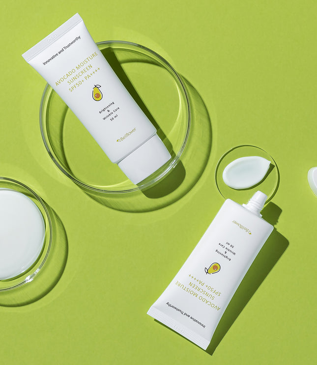 piyonna Avocado Moisture Sunscreen SPF50+ PA++++ 50ml Sun Care Sun Lotion