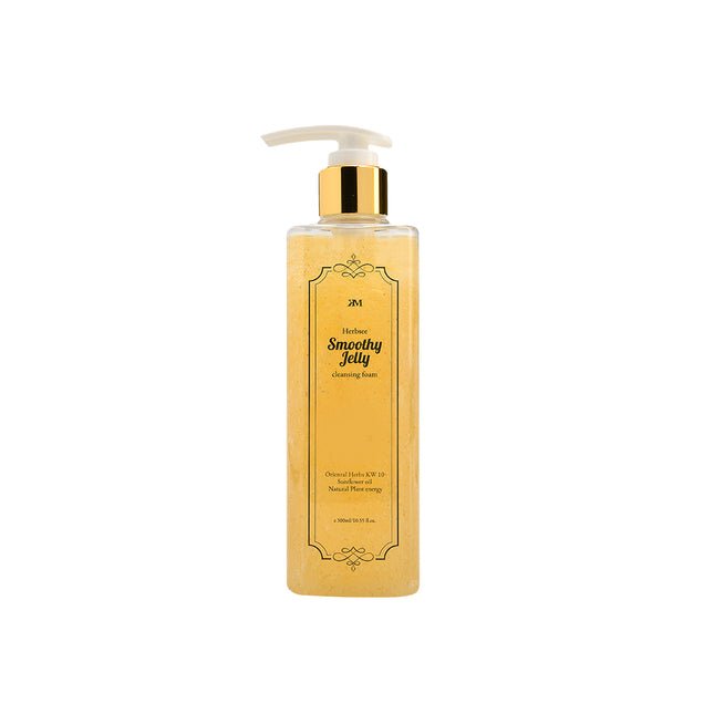 piyonna Kyungmi Herbsee Smoothie Jelly Cleansing Foam Pump 300ml Soins visage Démaquillage Mousse nettoyante