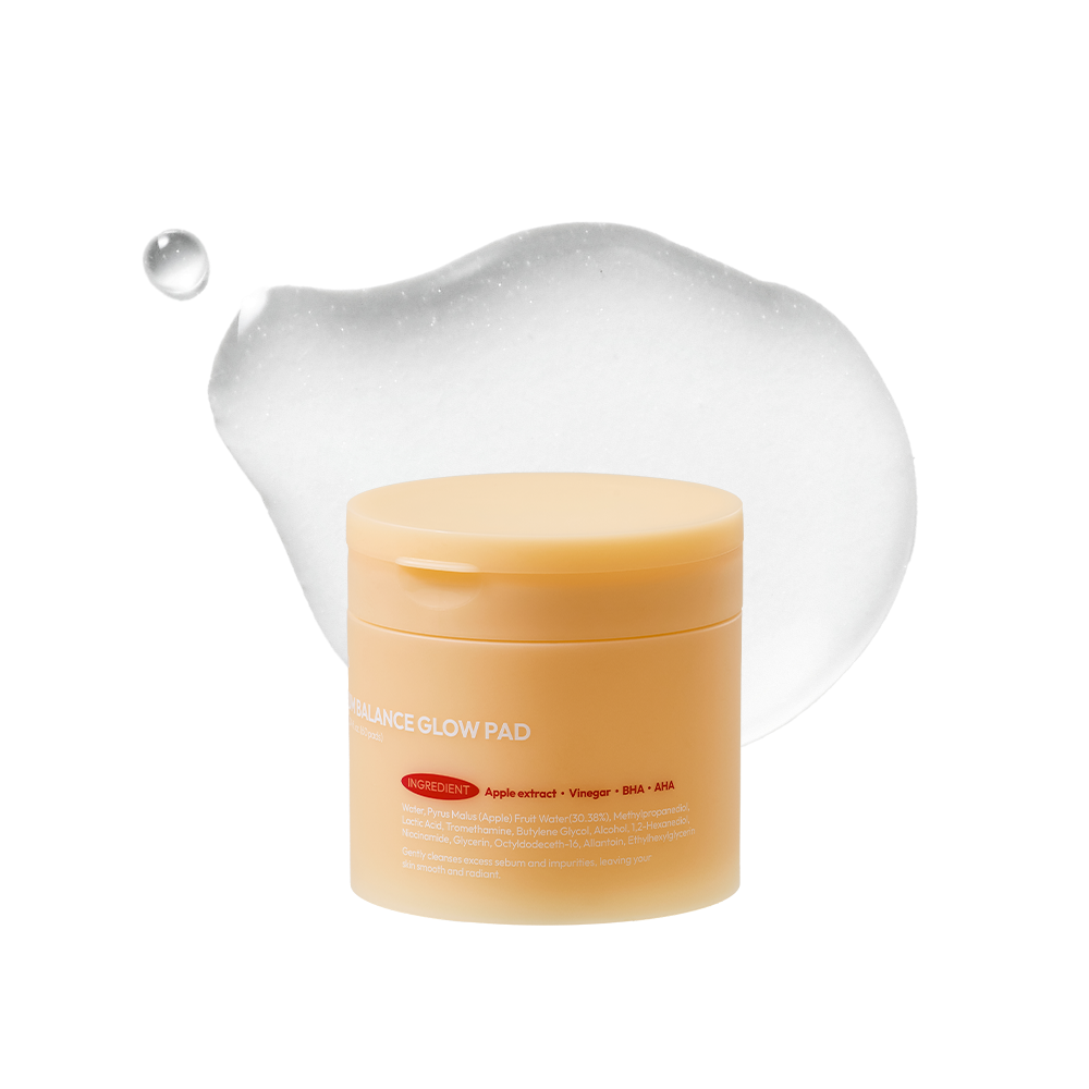 piyonna Sebum Balance Glow Pad Soins visage Toner Pads tonifiants
