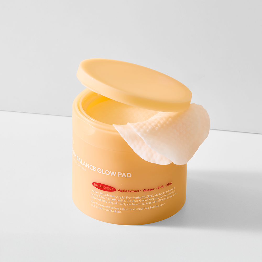 piyonna Sebum Balance Glow Pad Soins visage Toner Pads tonifiants