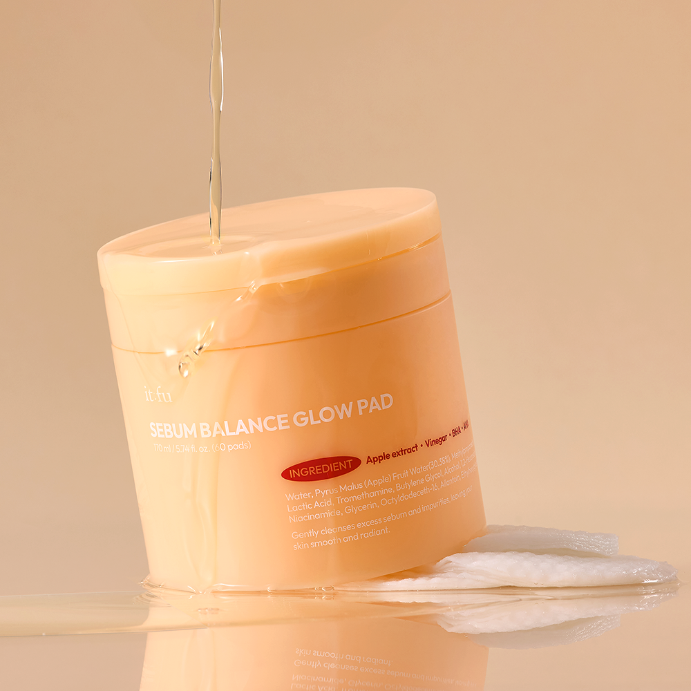 piyonna Sebum Balance Glow Pad Soins visage Toner Pads tonifiants