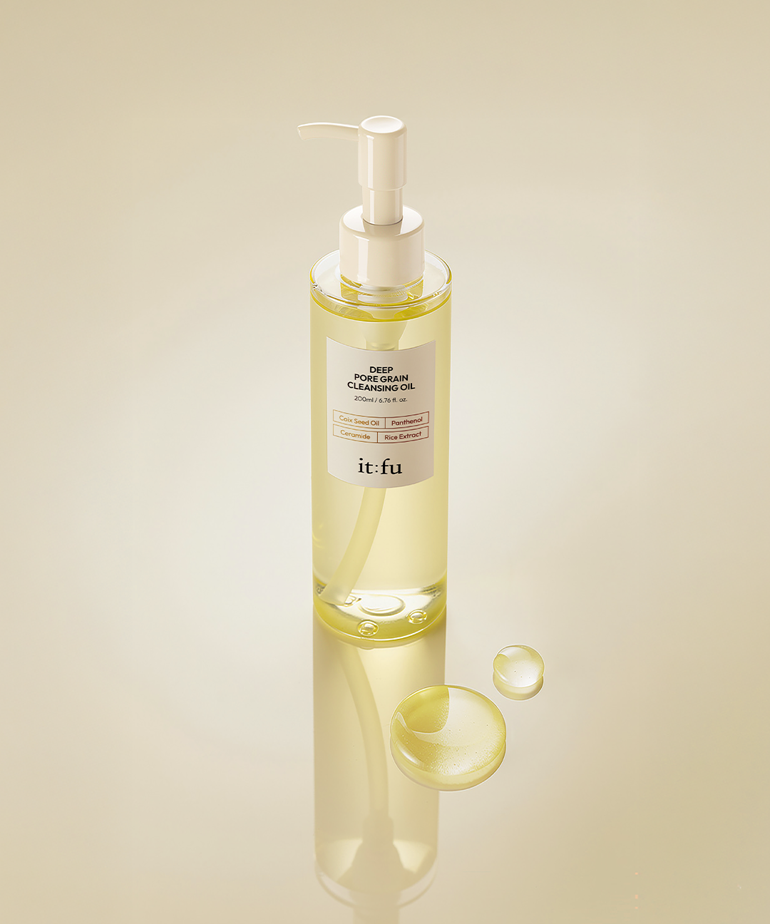 piyonna Deep Pore Grain Cleansing Oil Soin de la peau Démaquillage Eau démaquillante
