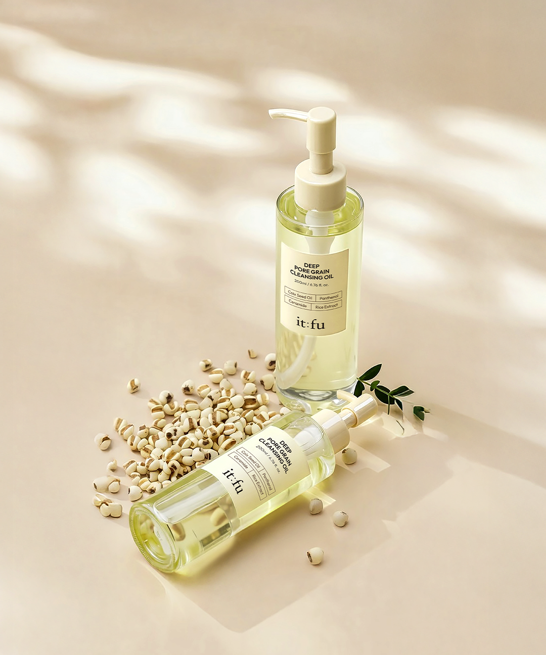 piyonna Deep Pore Grain Cleansing Oil Soin de la peau Démaquillage Eau démaquillante