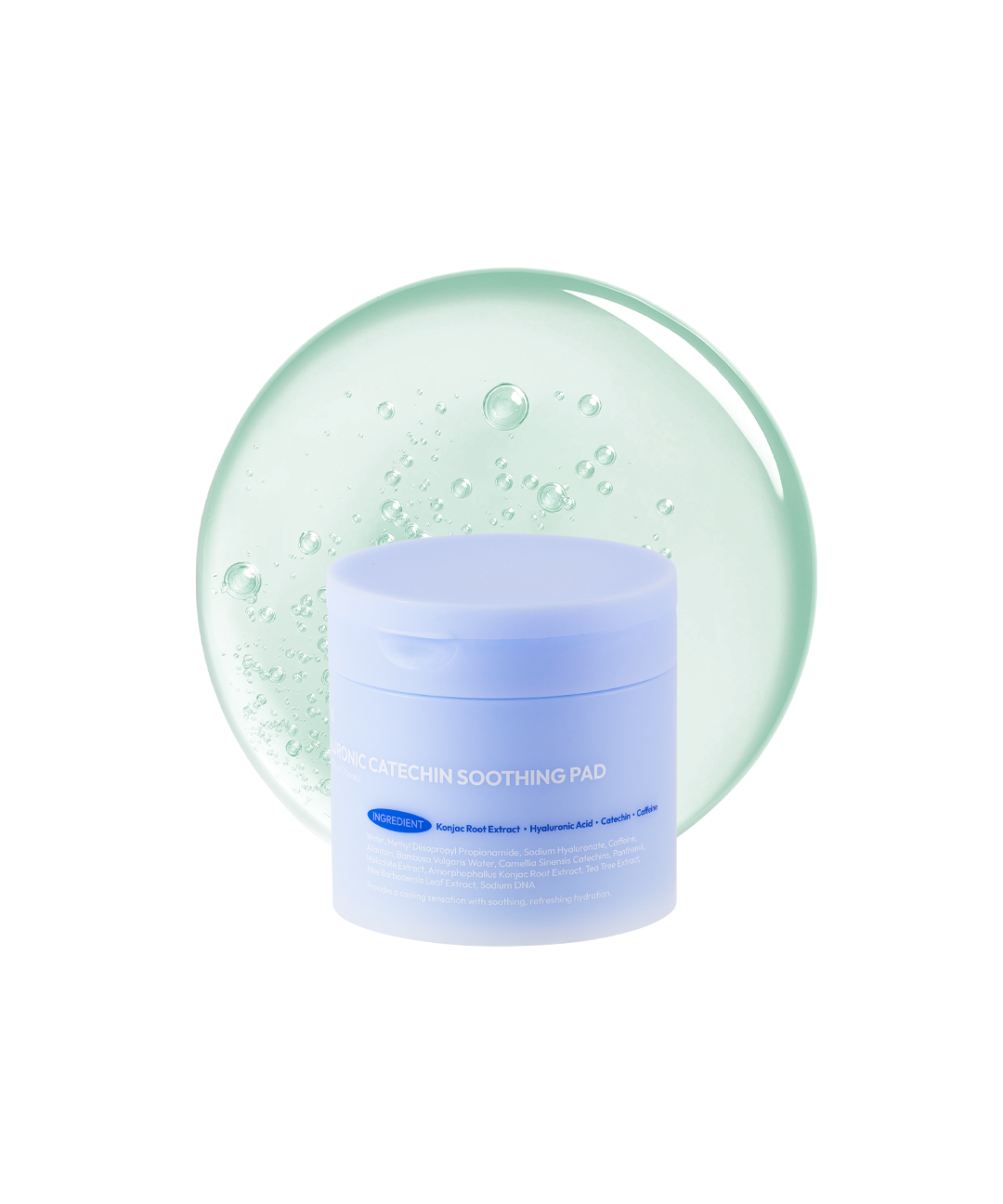 piyonna Hyaluronic Acid Green Tea Catechin Hyaluronic Catechin Soothing Toner Pad Soin de la peau Lotion tonique Pads tonifiants