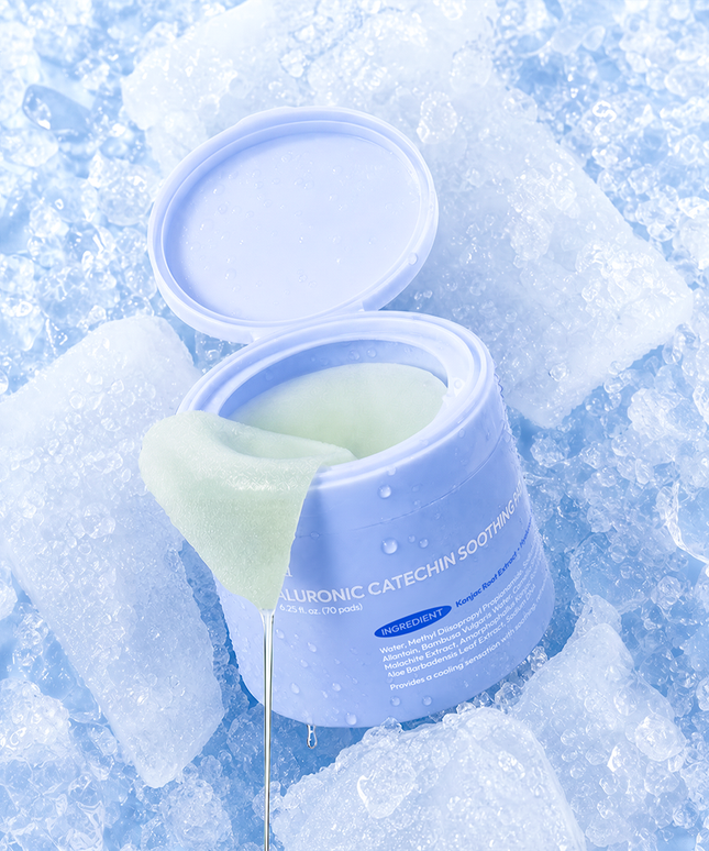 piyonna Hyaluronic Catechin Soothing Pad Soins visage Toner Pads tonifiants
