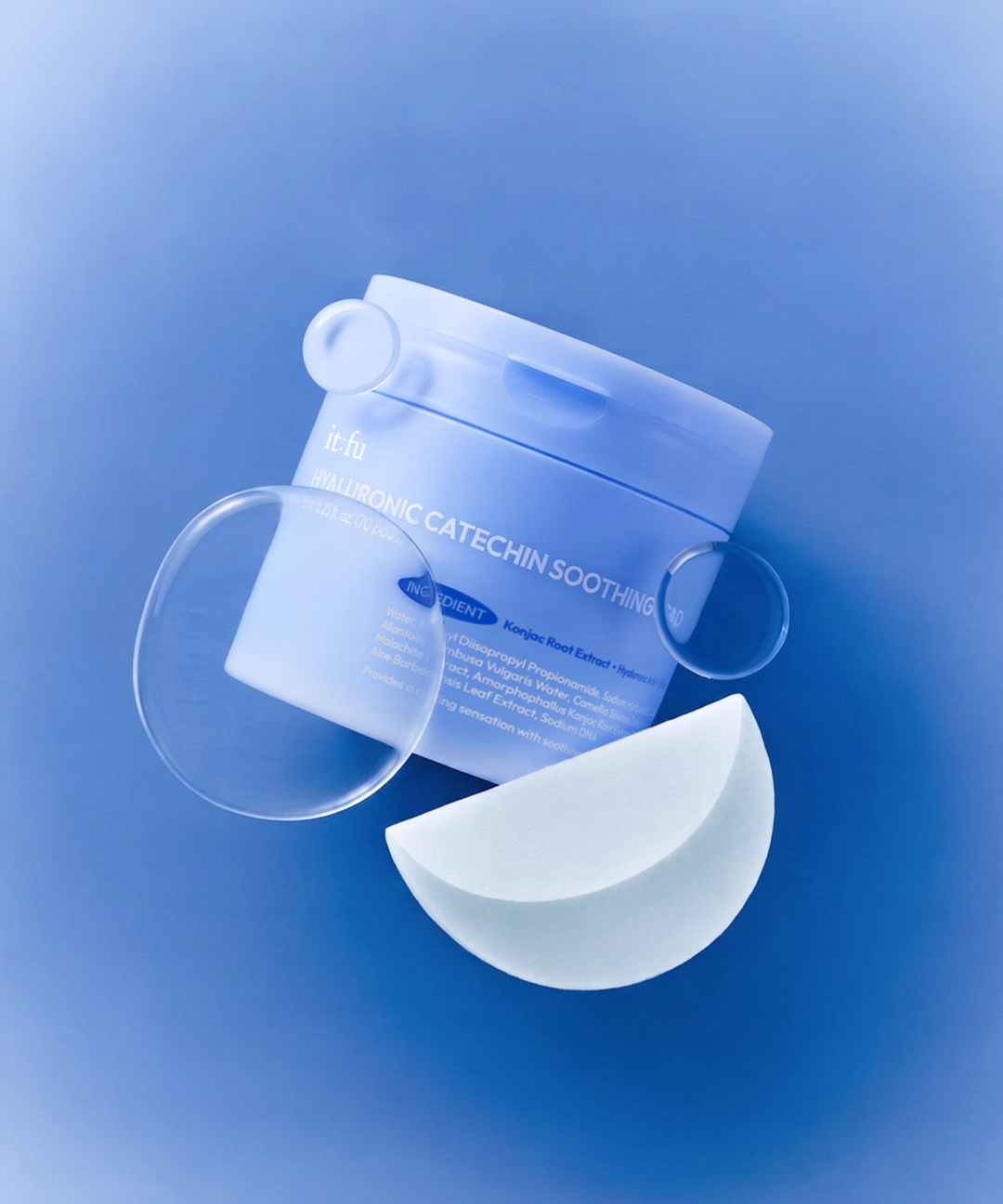 piyonna Hyaluronic Acid Green Tea Catechin Hyaluronic Catechin Soothing Toner Pad Soin de la peau Lotion tonique Pads tonifiants
