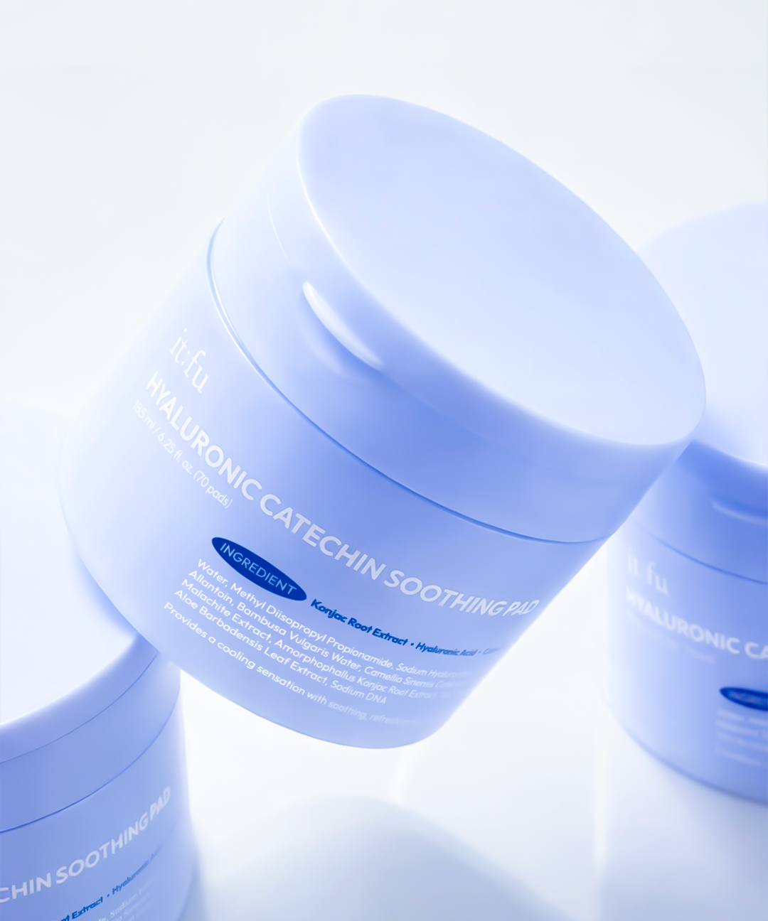 piyonna Hyaluronic Acid Green Tea Catechin Hyaluronic Catechin Soothing Toner Pad Soin de la peau Lotion tonique Pads tonifiants