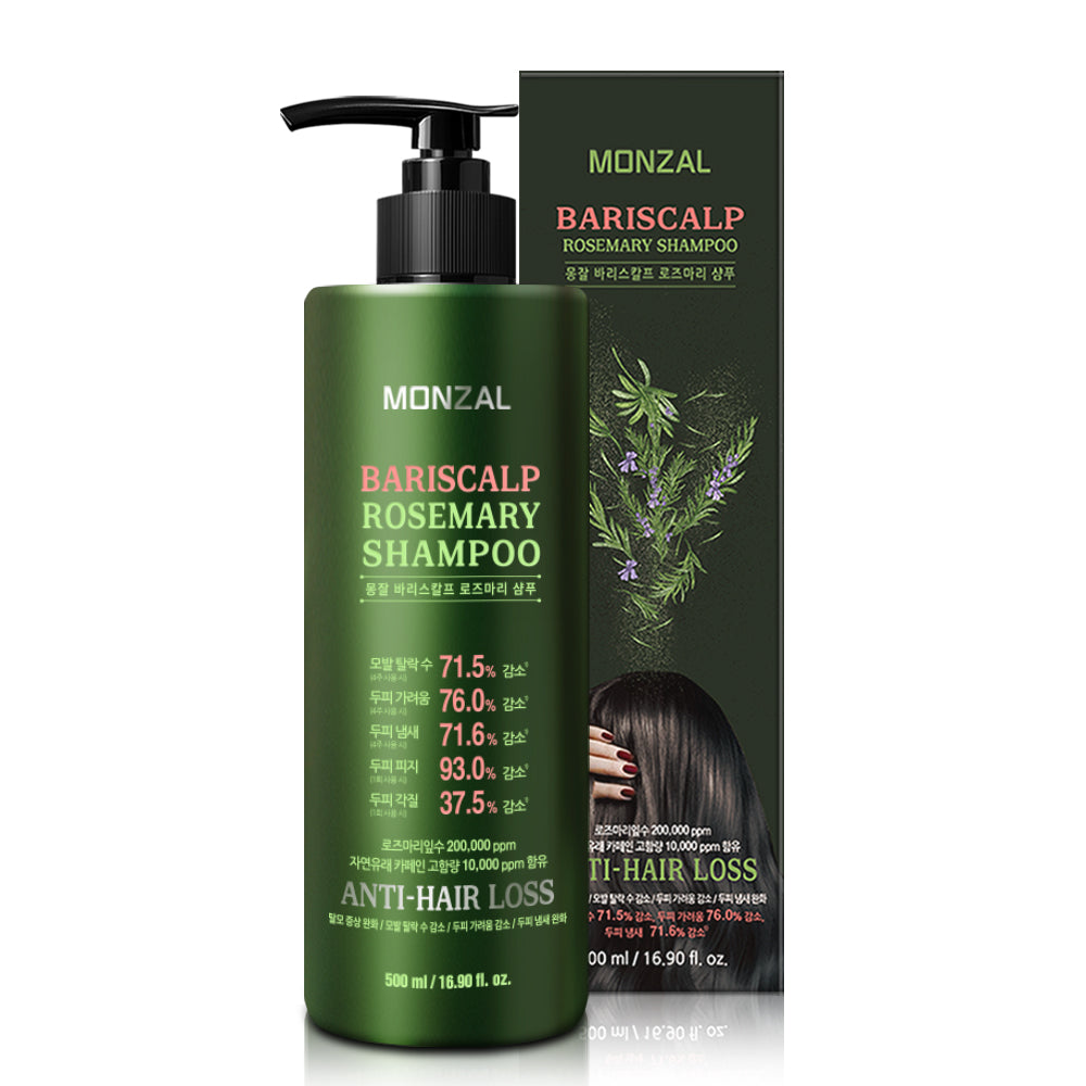 piyonna Mongjal Bariscalp Rosemary Shampoo 500ml Cheveux & Soins corps Soin cheveux Soin anti-chute