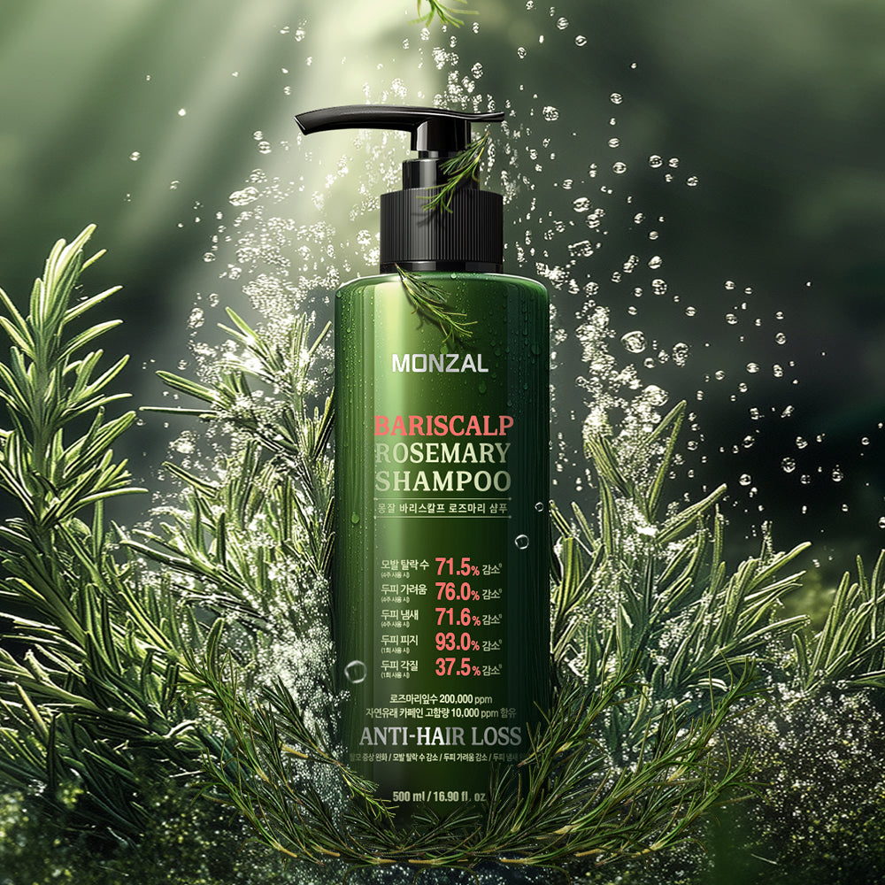 piyonna Mongjal Bariscalp Rosemary Shampoo 500ml Cheveux & Soins corps Soin cheveux Soin anti-chute