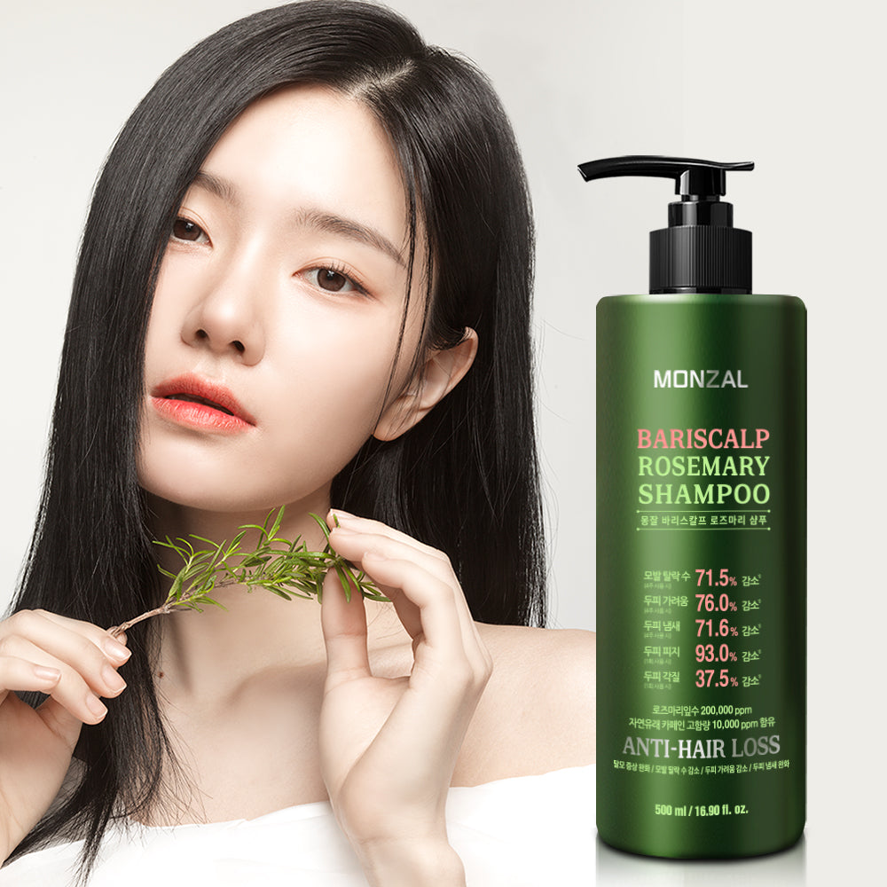 piyonna Mongjal Bariscalp Rosemary Shampoo 500ml Cheveux & Soins corps Soin cheveux Soin anti-chute
