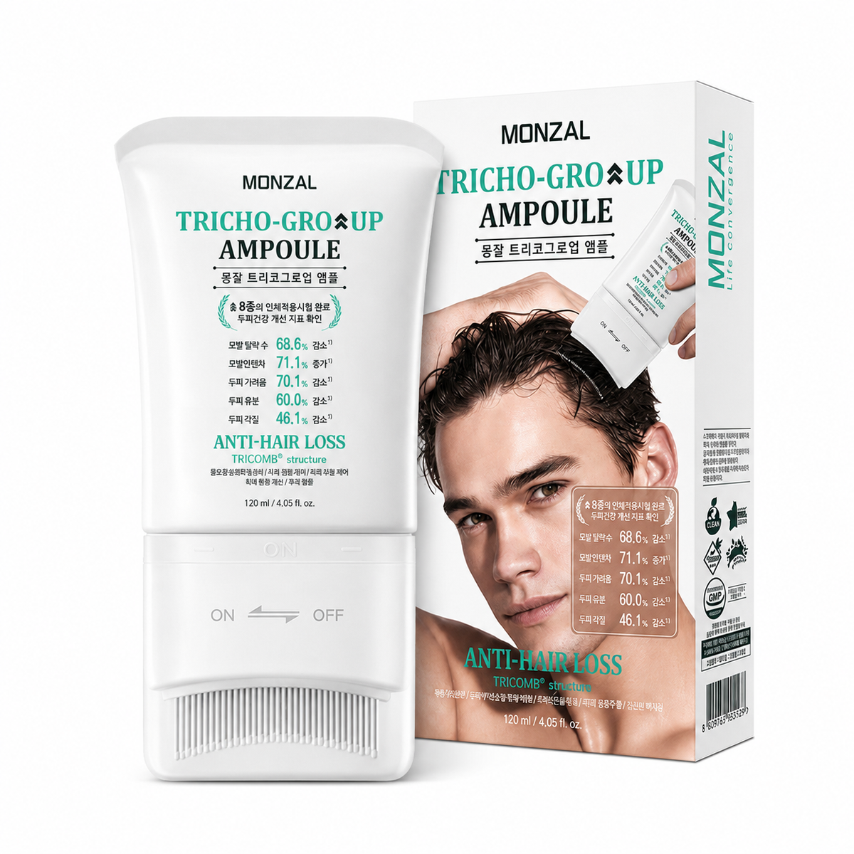 piyonna Mongjal Tricogrowup Scalp Care Hair Loss Ampoule 120ml Cheveux & Soins corps Soin cheveux Huile cheveux