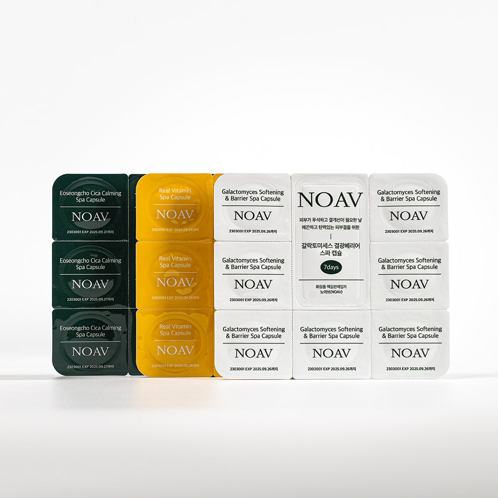 piyonna 100% High Purity 3 Types Booster Shot Capsule Face Care Serum