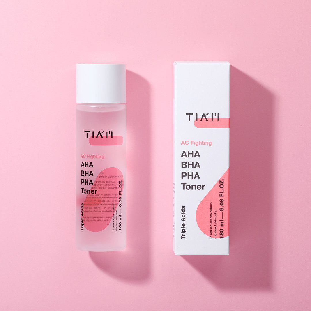 piyonna Acne Fighting AHA BHA PHA Toner 180ml Soin de la peau Lotion tonique Lotion tonique