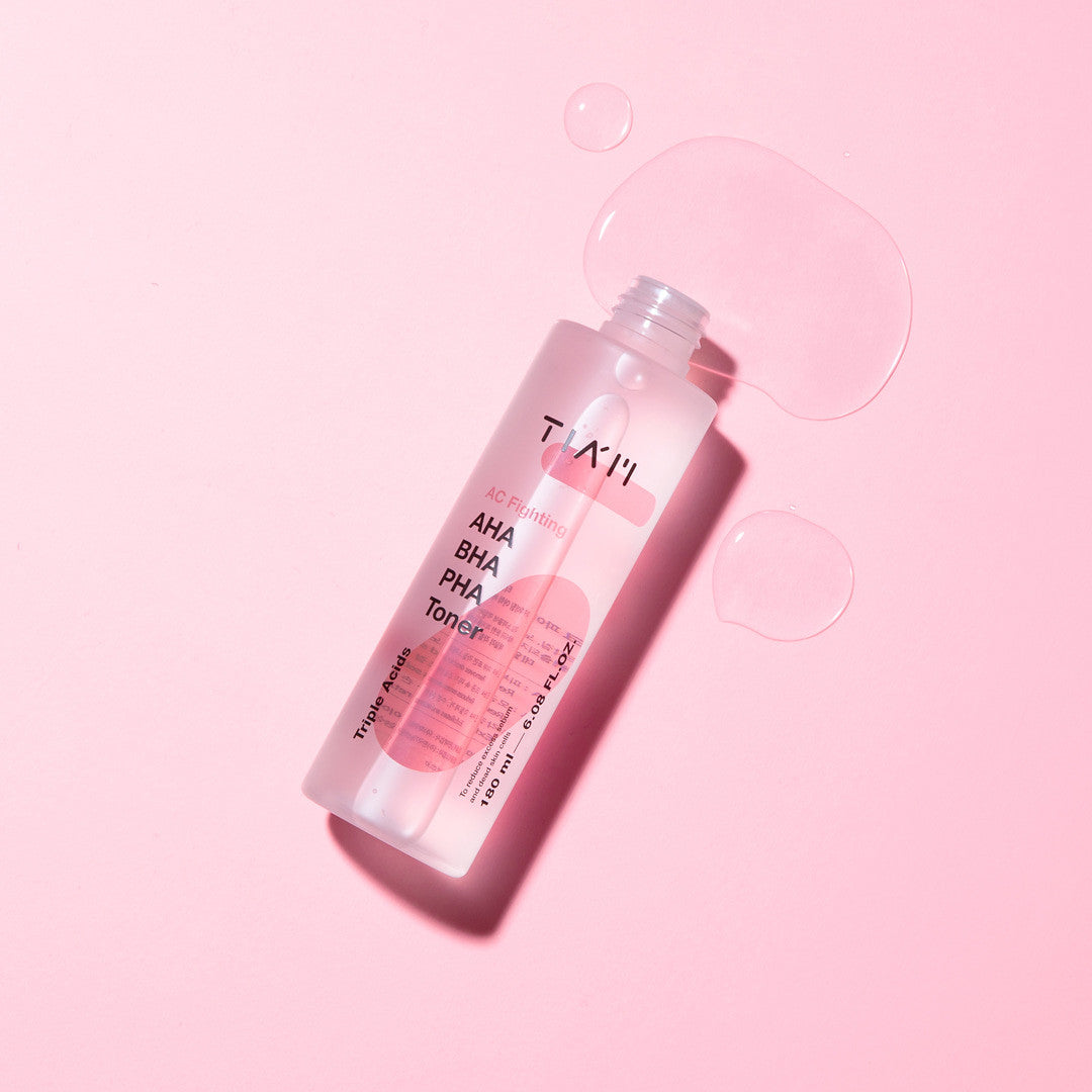 piyonna Acne Fighting AHA BHA PHA Toner 180ml Soin de la peau Lotion tonique Lotion tonique