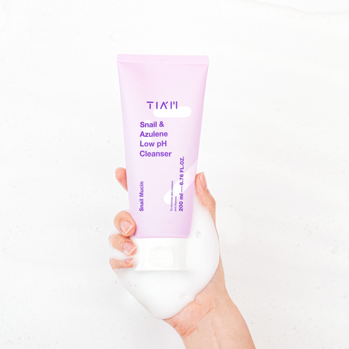 piyonna Snail & Azulene Mild Acidic Cleanser 200ml Soin de la peau Démaquillage Mousse & Gel nettoyant